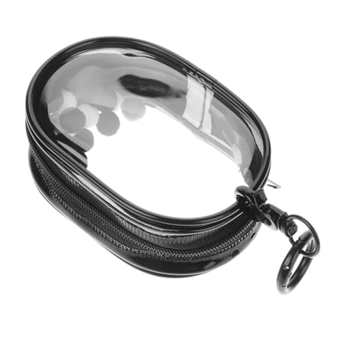 QUMIIRITY PVC Puppentasche mit Hoher Transparenz Doppelte Reißverschlüsse Schlüsselanhänger und Quaste Tragbare Aufbewahrungstasche für Sammlerpuppen und Mini Figuren Durchsichtiges Doll QUMIIRITY PVC Puppentasche mit Hoher Transparenz Doppelte Reißverschlüsse Schlüsselanhänger und Quaste Tragbare Aufbewahrungstasche für Sammlerpuppen und Mini Figuren Durchsichtiges Doll von QUMIIRITY