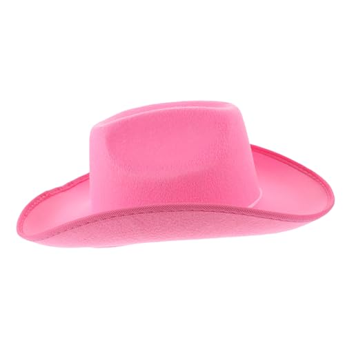 QUMIIRITY Party-cowboy-hut Cowboyhut Aus Stroh Bachelorette Hüte Hut Für Männer Frauen Hut Cowboyhüte Western-cowgirl-hut Damen Cowboyhut Strohhut Cowboyhut-party Sonnenhut Damen Stoff Rosa von QUMIIRITY