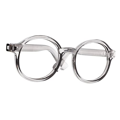 QUMIIRITY Puppenbrille Miniatur Zubehör Mädchen Brillen für Puppen puppenkleidung Puppen Kleidung Sonnenbrille schnapsgläser Kinderbrille auffälliges Brillenspielzeug Plastik Grey von QUMIIRITY