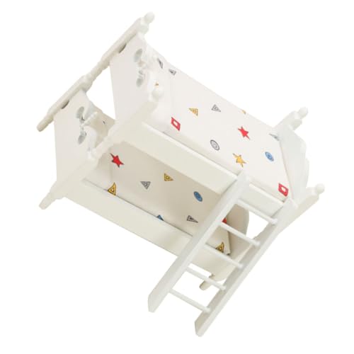 QUMIIRITY Dollhouse Miniatur Bunk Bed Leiter Möbel Schlafzimmer Dekoration Für Puppen Und Minifiguren QUMIIRITY Dollhouse Miniatur Bunk Bed Leiter Möbel Schlafzimmer Dekoration Für Puppen Und Minifiguren von QUMIIRITY