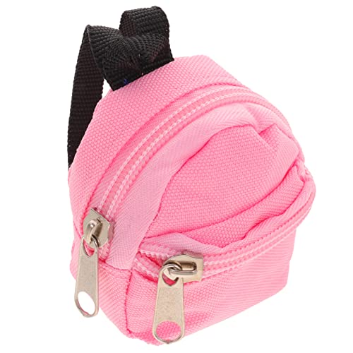 QUMIIRITY Puppenrucksack Puppenwagen bjd Puppe Rucksack mach es Mini Rucksack für Puppen Tasche Spielzeug für Kinder kinderspielzeug Fotografie-Requisiten Mini- - Polyester Rosa von QUMIIRITY