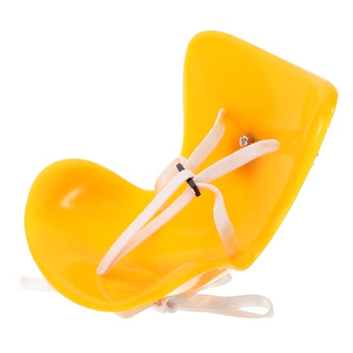 QUMIIRITY Puppensicherheitssitz Puppen-kindersitz Miniatur-autositzzubehör Autositz-spielzeugmodell Puppe Autositz Puppenfahrradsitz Für Puppen Plastik Orange von QUMIIRITY