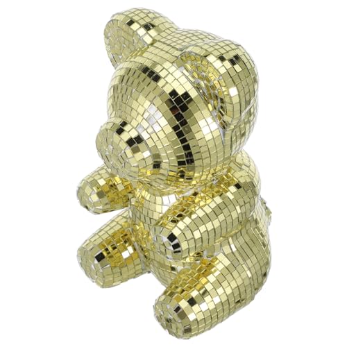 QUMIIRITY Reflektierende Dekorative Ornamente Disco Skulptur Hochzeit Disco Kugel Reflektierende Disco Kugel Disco Kugel Statue Disco Desktop Dekoration Hängende Disco Kugel von QUMIIRITY