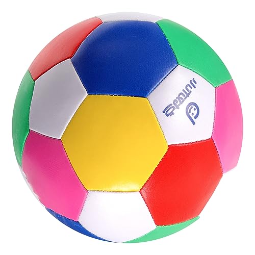 QUMIIRITY Sanfter Leiser Fußball Kinderspielzeug Sportbälle Für Kinder Spielplatzball Soft-fußball Kinderfußball Mini-fußballspielzeug Babyspielzeug Fußballkinder Kleine Spielbälle Schwamm von QUMIIRITY