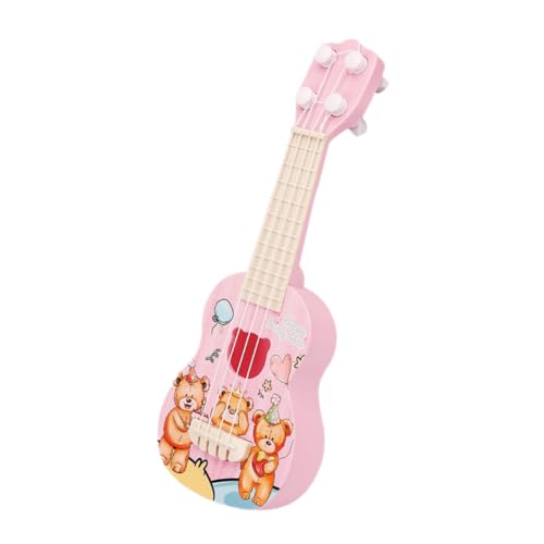 QUMIIRITY Kleine Ukulele Für Cartoon Ukulele Für Kleinkinder Musikinstrument Für Musikliebhaber Miniatur Gitarre Aus Ideales Kinderinstrument Für Jungen Und ädchen von QUMIIRITY