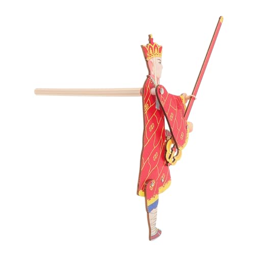 QUMIIRITY Spielzeugpuppentheater Für Kinder Schattenhandpuppe Traditionelle Schattenpuppe DIY Schattenpuppenset Chinesisches Traditionelles Puppenspiel Chinesischer Mönch von QUMIIRITY