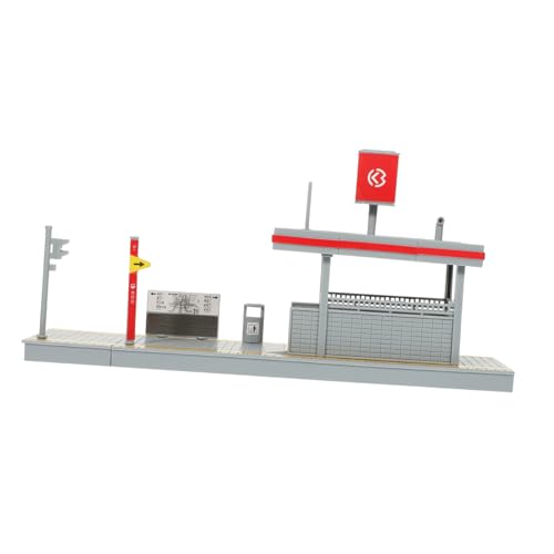 QUMIIRITY U Bahn Station Modell Dekorative Plattform Spielzeug Kinder U Bahn Plattform Spielen U Bahn Plattform DIY Plattform Spielzeug DIY U Bahn Station Plattform U Bahn von QUMIIRITY