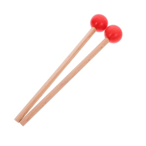 QUMIIRITY Xylophon Schlägel mit Gummikopf Holzgriff Percussion Mallets für Marimba Glockenspiel und Tongue Drum Stilvolles und Funktionales Musikinstrumentenzubehör QUMIIRITY Xylophon Schlägel mit Gummikopf Holzgriff Percussion Mallets für Marimba Glockenspiel und Tongue Drum Stilvolles und Funktionales Musikinstrumentenzubehör von QUMIIRITY