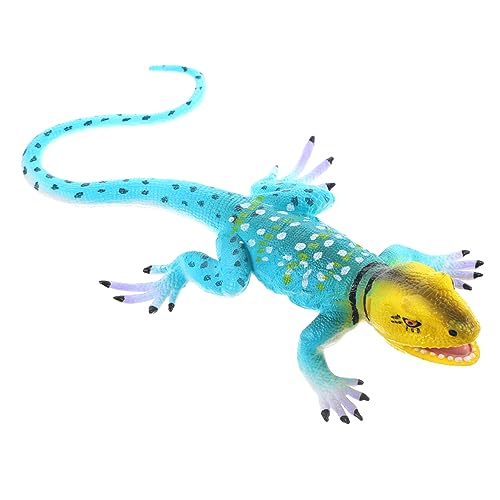 QUMIIRITY künstliche Wilde Reptilienfigur Tiere Spielzeug tierisches Spielzeug Tierspielzeug Animal Figures weihnachsgeschenk Sandtisch Schreibtischdekoration Eidechsenskulptur PVC von QUMIIRITY