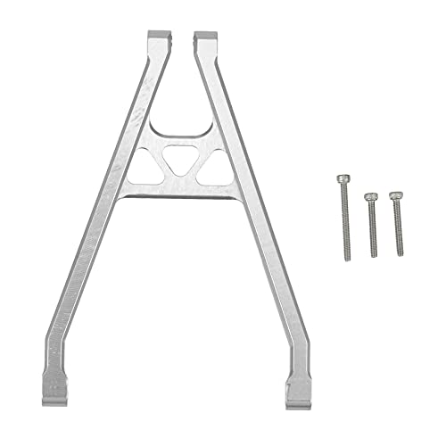 QUR Metall Achs StüTze EIN Rahmen Querlenker Links für Axial Jr. AX90052 AXI90069 1/18 RC Auto Upgrade Teil,Silber von QUR