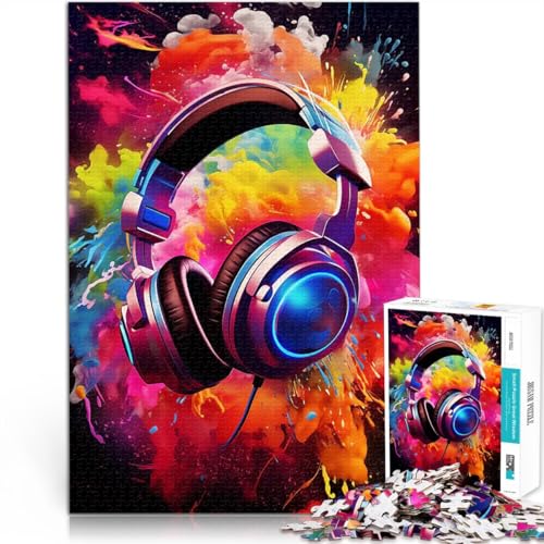 Puzzle 1000 Teile für Erwachsene Anspruchsvoll, Aber lustig und humorvoll Kopfhörer Musik Die Liebe zwischen Paaren stärken50x70cm Puzzle 1000 Teile für Erwachsene Anspruchsvoll, Aber lustig und humorvoll Kopfhörer Musik Die Liebe zwischen Paaren stärken50x70cm von QVKZLYFXN