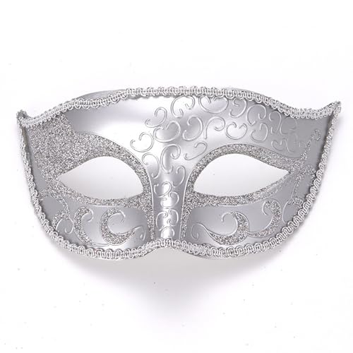 QVNXVO Karnevalsmaske Einfache Karnevals-Maske für Herren Maskenball Party elegante Halbmaske für Herren ohne Spitze Karneval Dekorationen Kostümparty Venezianische Masken für Frauen von QVNXVO