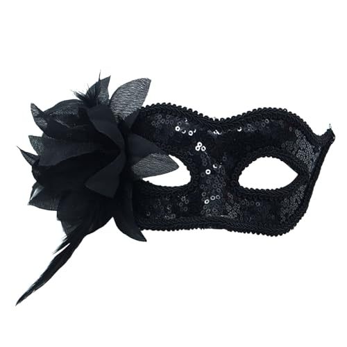 QVNXVO Karnevalsmaske Halbgesichtsballmaske Handheld Splicing Maske Maskerade Party Augenmaske Retro süße Prinzessin Maske von QVNXVO