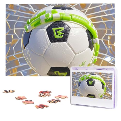 Puzzles, 1000 Teile (74,9 x 50 cm), personalisierbar, cooles Fußball-Puzzle, anspruchsvolles Fotopuzzle mit Aufbewahrungstasche, Bilderpuzzle für Erwachsene und Familie von QVUEagriSJ