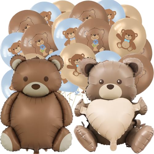 Bär Ballon Geburtstag,14 Stück Bär Folienballon Geburtstag,Bär Geburtstagsdeko Junge Mädchen,Bären Luftballon Tiere Ballons Dschungel Deko,Bär Balloon für party Deko Bär Ballon Geburtstag,14 Stück Bär Folienballon Geburtstag,Bär Geburtstagsdeko Junge Mädchen,Bären Luftballon Tiere Ballons Dschungel Deko,Bär Balloon für party Deko von QWEPU