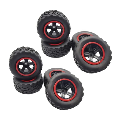Für WPL D12 1/10 RC LKW Auto Teile 8Pcs Gummi Reifen Reifen Rad Änderung Zubehör RC Ersatzteile Für WPL D12 1/10 RC LKW Auto Teile 8Pcs Gummi Reifen Reifen Rad Änderung Zubehör RC Ersatzteile von QWHTYO