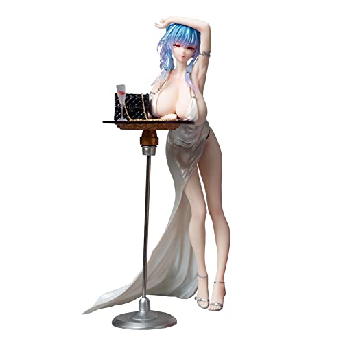 Azur Lane USS St. Louis Figurstatue, 24 cm Anime-Mädchen-Abendkleid-Version USS St. Louis Figurmodell, handgefertigtes Sammlerstück, Schreibtisch-Dekoration, Geschenke for Jungen und Mädchen(I,24cm) von QWWZVQHJ