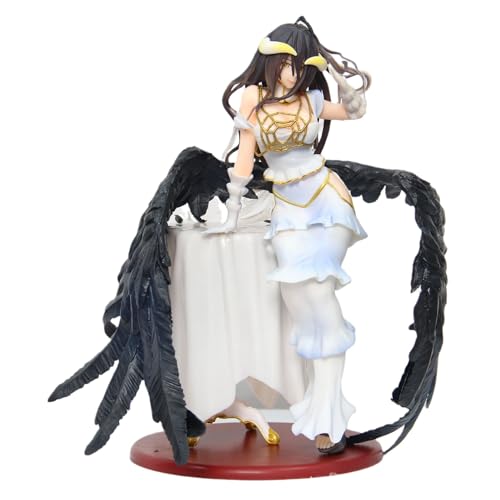 Overlord Albedo Figur Statue - 1/6 Komplettes Badeanzug-Stil Albedo Ainz Figur Modell, Anime Action Figur Puppe Handgefertigte Sammlerspielzeug Desktop Dekoration Geschenke(Albedo C,28CM) von QWWZVQHJ