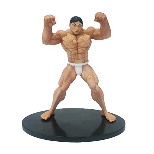 QWWZVQHJ Anime BAKI Jack Hanma Figur – 18 cm Jack Hanma Statue Modell Hanma Yujiro Figur Modell PVC handgefertigt Sammlerstück Schreibtischdekoration(Hanayama Kaoru) von QWWZVQHJ