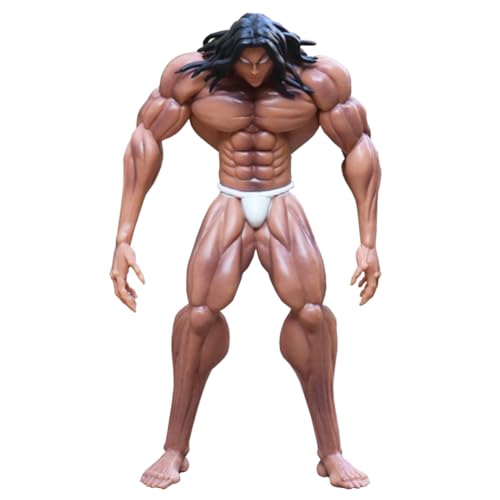 QWWZVQHJ Anime BAKI Jack Hanma Figur – 18 cm Jack Hanma Statue Modell Hanma Yujiro Figur Modell PVC handgefertigt Sammlerstück Schreibtischdekoration(Pickle) von QWWZVQHJ