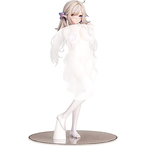 QWWZVQHJ Ecchi Figur Original -Pure White Erof- 1/6 Anime Figur Mädchen Statue Spielzeug Abnehmbare Kleidung Süße Puppe Dekor Modell Sammlerstücke Actionfiguren Weiche Brust von QWWZVQHJ