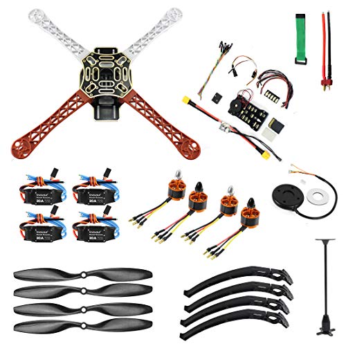 QWinOut DIY FPV Drone Quadcopter 4-axle Aircraft Kit :F450 450 Frame + PXI PX4 Flight Control + 920KV Motor + GPS + 1043 Propes + 30A ESC von QWinOut