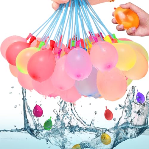 Wasserbomben Selbstschließend 60 Sekunden Schnellfüller Wasserbomben Set, Bunt Gemischt Wasser Luftballons für Erwachsene, viel Spaß, Partys, Geburtstagsgeschenke (111) von QYEHF