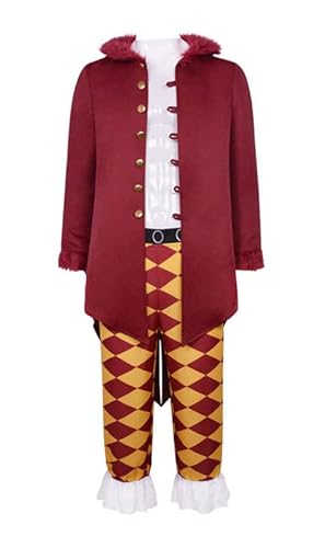 QYIFIRST Anime Bartolomeo Outfits Suit Fasching Cosplay Kostüm Rot Herren M von QYIFIRST