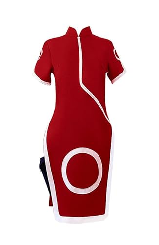 QYIFIRST Anime Haruno Outfits Fasching Cosplay Kostüm Rot (A) Damen M von QYIFIRST