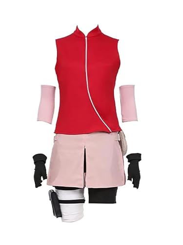 QYIFIRST Anime Haruno Outfits Fasching Cosplay Kostüm Rot (B) Damen XL von QYIFIRST