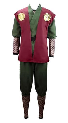 QYIFIRST Anime Jiraiya Outfits Fasching Cosplay Kostüm Grün Herren M von QYIFIRST