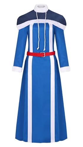 QYIFIRST Anime Jubia Rokusa Outfits Suit Fasching Cosplay Kostüm Blau Damen 3XL von QYIFIRST