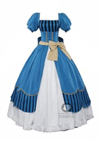 QYIFIRST Anime Midford Outfits Fasching Cosplay Kostüm Blau Damen M von QYIFIRST