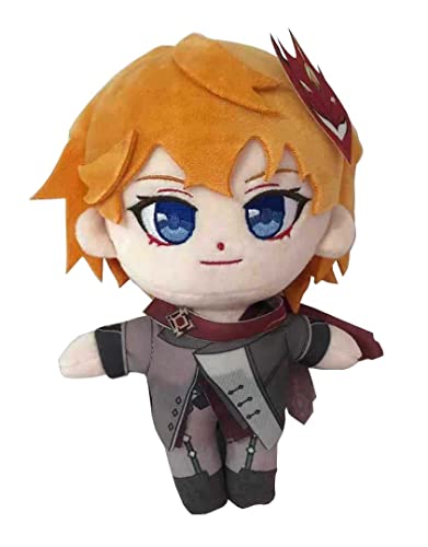 QYIFIRST Anime Tartaglia Genshin Plush Toys Doll Plush Plüschpuppe Cosplay Kuscheltier Plüschtier Braun 20cm von QYIFIRST