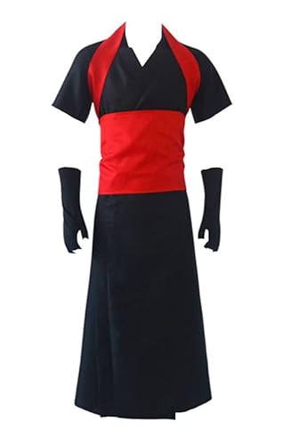 QYIFIRST Anime Temari Outfits Halloween Cosplay Kostüm Schwarz Damen L von QYIFIRST