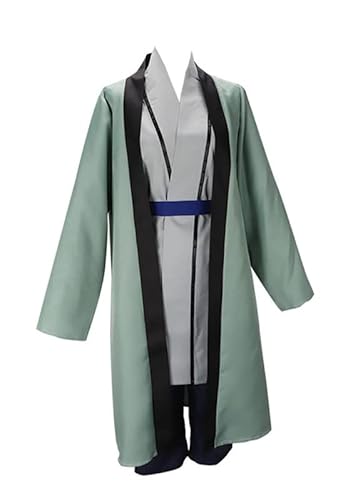 QYIFIRST Anime Tsunade Godaime Outfits Fasching Cosplay Kostüm Grün Damen M von QYIFIRST