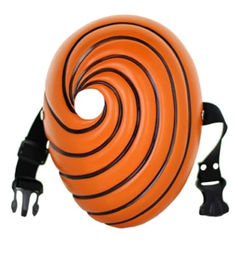 QYIFIRST Anime Uchiha Obito Guruguru Cosplay Maske Halloween Cosplay Requisite Orange von QYIFIRST