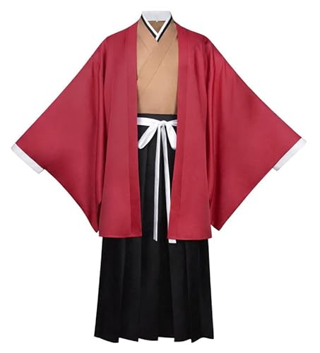 QYIFIRST Anime Yoriichi Tsugikuni Outfits Fasching Cosplay Kostüm Rot Herren M von QYIFIRST