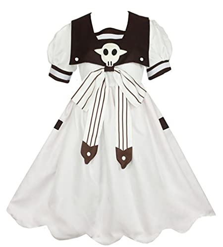 QYIFIRST Toilet-Bound Hanako-kun Jibaku Shounen Hanako-kun Yashiro Akane Kleid Cosplay Kostüm Weiß Damen XS von QYIFIRST