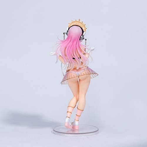 25 cm abnehmbare exquisite Nitro Super Sonic: Super Sonico Libra Action-Figur, Anime, hübsches Mädchen, handgefertigtes Modell/Charakter-Skulptur, Computer-Desktop-Box von QYYSL