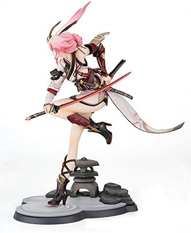 Anime-Girl-Figur, 26,5 cm, Anime-Girl, Zusammenbruch 3 Yae True Flame Fortune Soul zweidimensionale PVC-Charakter-Modell-Actionfigur, Ornamente, Erwachsene, Spielzeug, Sammlerstück, Geschenk, von QYYSL