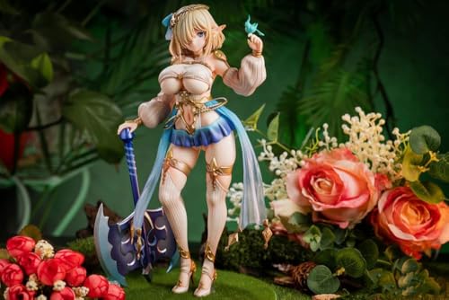 Anime Girl Figure 26CM Anime Limited Edition Vertex Kukuru Priscilla Anime Figure Elf Village 4th Villager Priscilla Action Figure Adult Doll Toy PVC Character Statue Ornaments Model Decoration von QYYSL