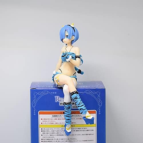 Anime-Mädchen-Figur, 16 cm, Anime-Re:Life in A Different World from Zero Rem Instant-Nudeln, Geister-Kostüm, PVC-Charakter, Modell, Ornament, Erwachsenenspielzeug, schönes Mädchen, Ornament, Sammlung, von QYYSL