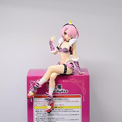 Anime-Mädchen-Figur, 16 cm, Anime-Re:Life in A Different World from Zero Rem Instant-Nudeln, Geister-Kostüm, PVC-Charakter, Modell, Ornament, Erwachsenenspielzeug, schönes Mädchen, Ornament, Sammlung, von QYYSL