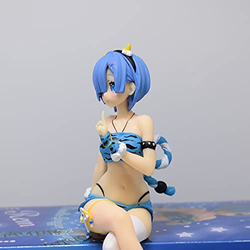 Anime-Mädchen-Figur, 16 cm, Anime-Re:Life in A Different World from Zero Rem Instant-Nudeln, Geister-Kostüm, PVC-Charakter, Modell, Ornament, Erwachsenenspielzeug, schönes Mädchen, Ornament, Sammlung, von QYYSL