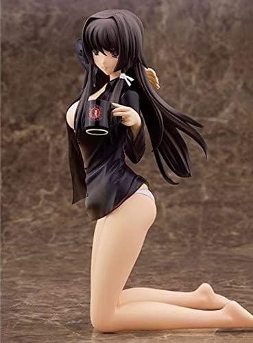 QYYSL Anime Girl Figure 19.5CM Action Figure Anime MUVate Takamura Yui Juguetes Alternative Total Eclipse Takamura Yui Off PVC Girl Model Action Aldult Toys Ornament Deluxe Version Collection Dol von QYYSL