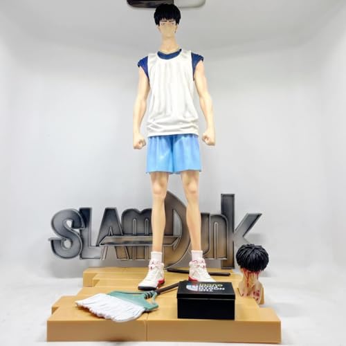 QYYSL Anime Girl Figure 38CM Limited Edition Native SLAM Dunk Kaede Rukawa Basketball PVC Action Figure Toy Adult Collection Model Doll Toy Animated Ornaments Statue Child Birthday Gift von QYYSL