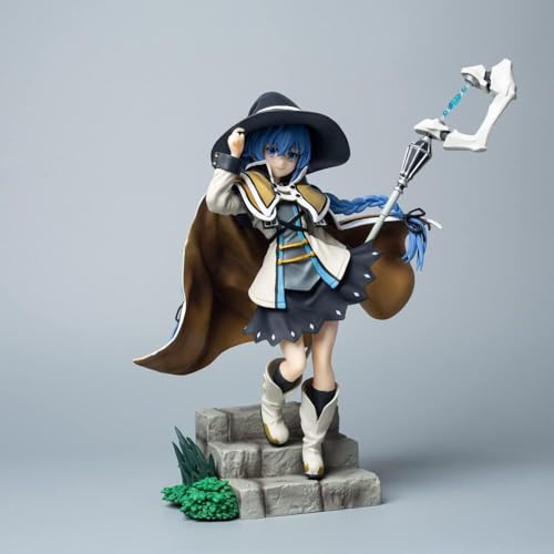 QYYSL Anime Girl Figure Factory Limited Edition Japanese Anime Mushoku Tensei Jobless Reincarnation Roxy Migurdia Action Figure Isekai Ittara Honki Dasu Model Toy Ornament Statue von QYYSL