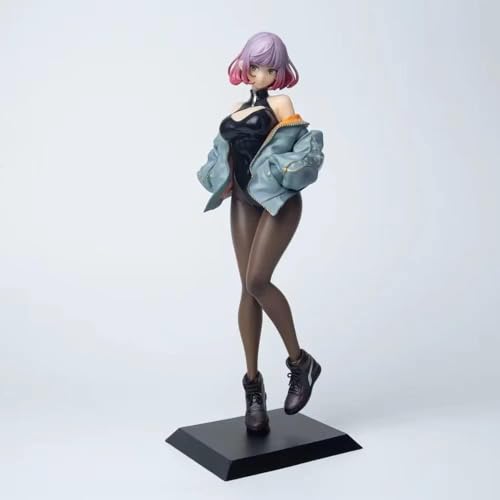 QYYSL Anime Girl Figure Latest Limited Edition Japanese Anime Astrum Design Luna Figure Sneakers High Slit Mask Luna Action Figure Pretty Girl PVC Anime Collectible Model Doll Toy Ornament Statue Bir von QYYSL