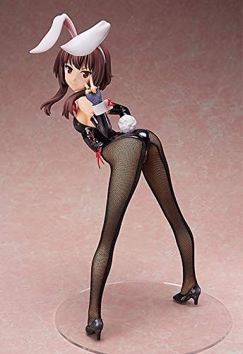 QYYSL Anime Girl Figure Limited Edition Anime B-Style-KonoSuba 2: Exquisites Megumin Bunny Girl Ver. Pretty Girls PVC Actionfiguren Modell schlafender Erwachsener Spielzeug Ornament Statue von QYYSL